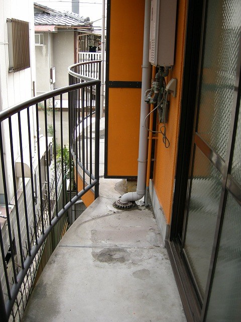 鴨東ハイツ ベランダ