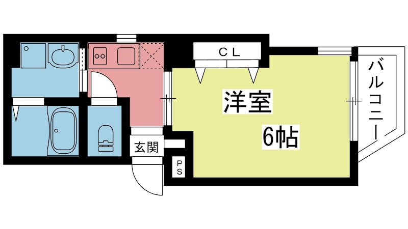 グリーンヒル上立売 103号室 間取り
