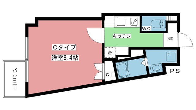 グランデ高野 303号室 間取り