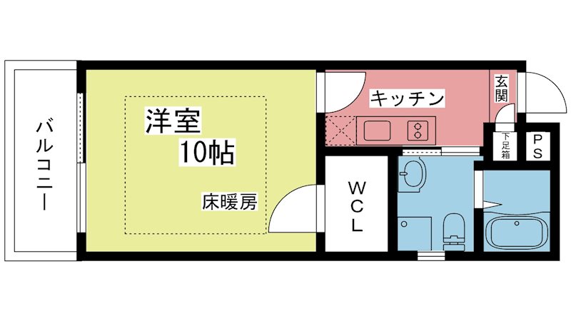 グランコスモ出町 間取り図
