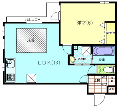 グリーンヒル下鴨本通 204号室 間取り