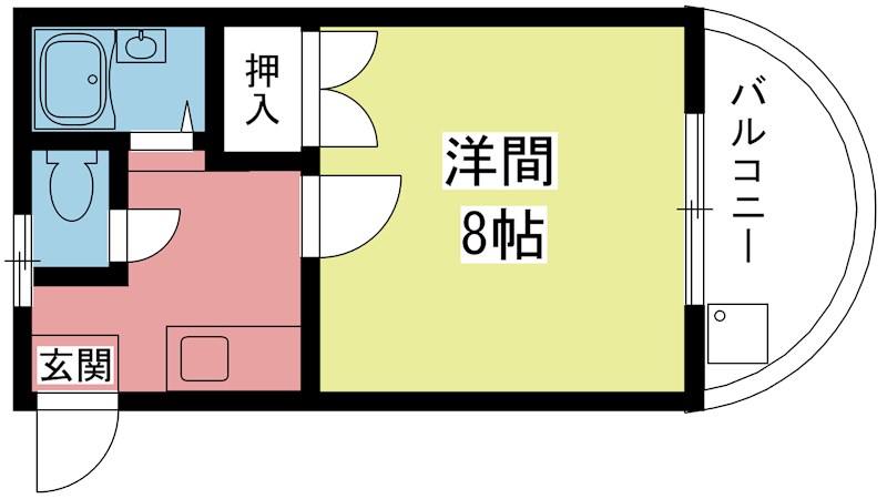 鴨東ハイツ 間取り図