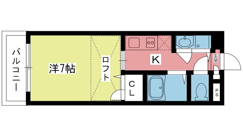 グリーンヒル塔ノ段 306号室 間取り