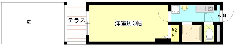 ホーユーコンフォルト西陣 間取り図