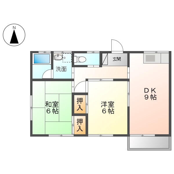 コーポ舞沢Ａ 間取り