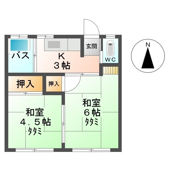 すみれアパート 間取り