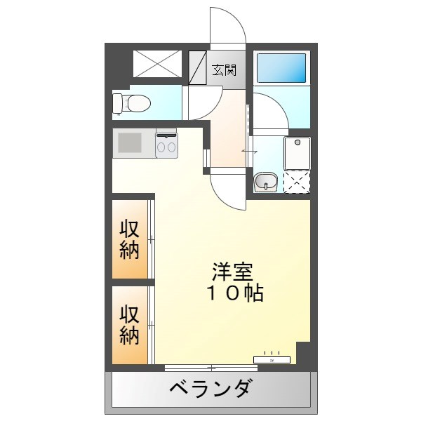 Brandnew City B 間取り