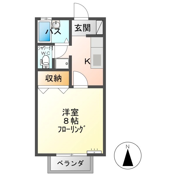 フレール花園 間取り