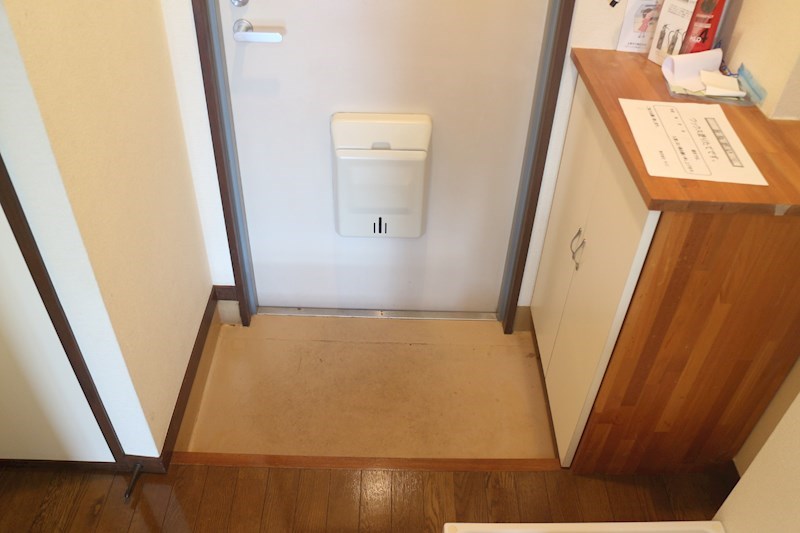 常磐城マンション 玄関