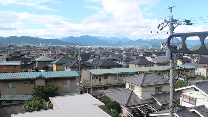 常磐城マンション ベランダ
