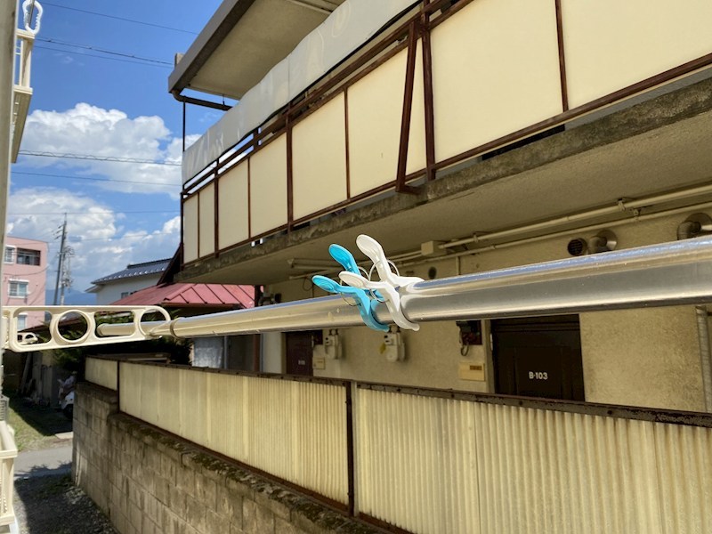 サンライズハイツ常田 ベランダ