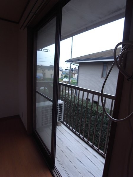 青柳貸家北棟 ベランダ