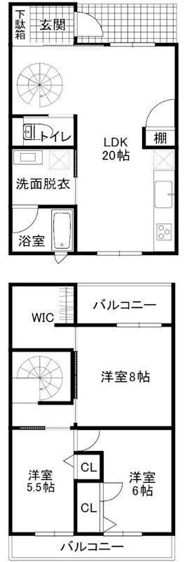 Arcadia N・K 間取り