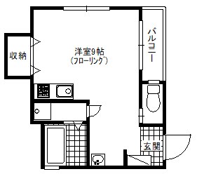 リッツハウス国立 間取り