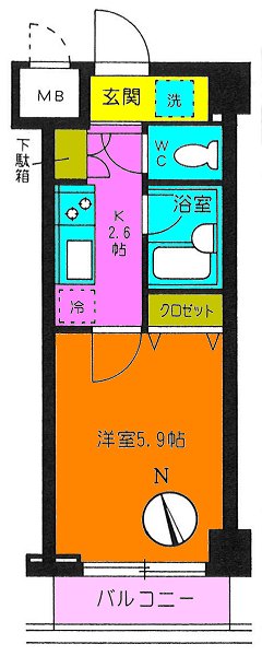 レジデンス常盤台 間取り