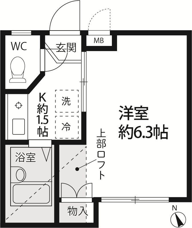 ウィルコート北町 間取り