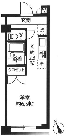 Ｓ３（エススリー） 間取り
