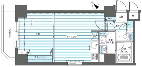 フェニックス新横濱参番館 間取り