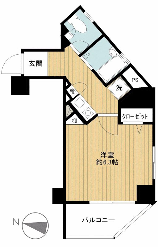 OLIO九段下 間取り