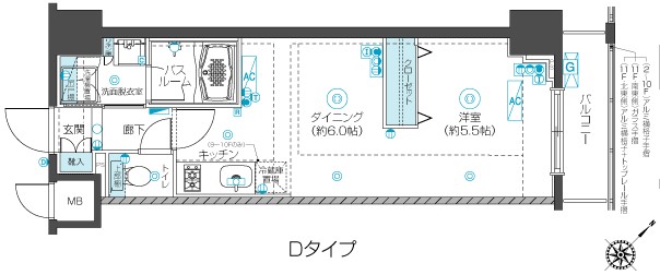 フェニックス新横濱クアトロ 間取り