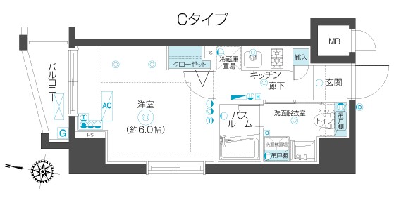 ZOOM椎名町駅前 間取り
