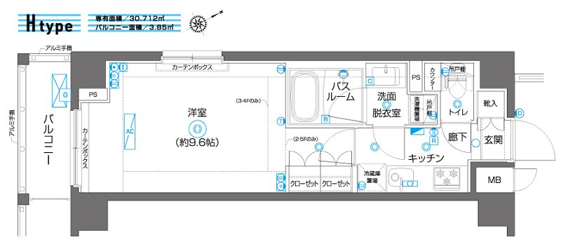 ZOOM上板橋 間取り