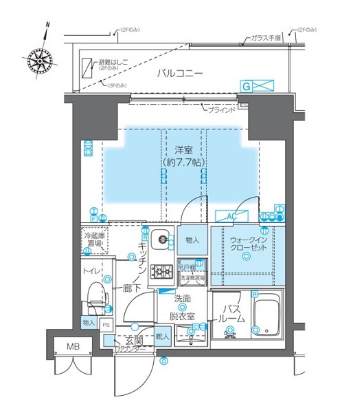 ZOOM神宮前 間取り