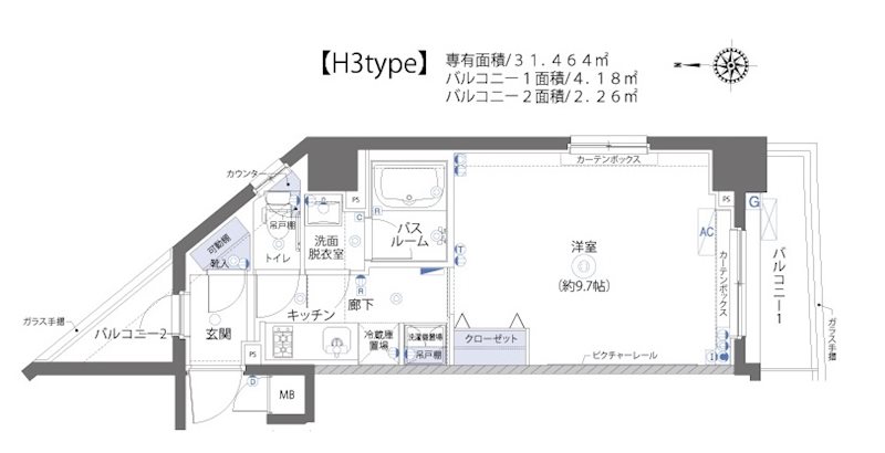 ZOOM板橋大山 間取り