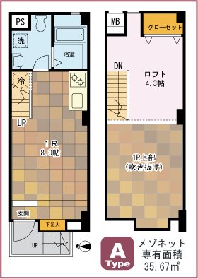 フィールド・Ｂ・テラス 104号室 間取り