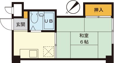 グリーンハイム小池 025号室 間取り