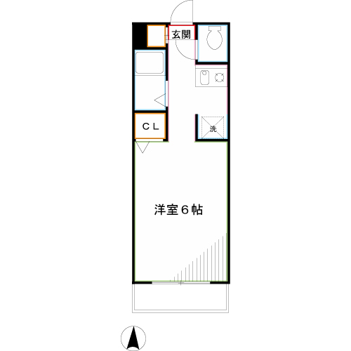 ハイツけやき五番館 間取り