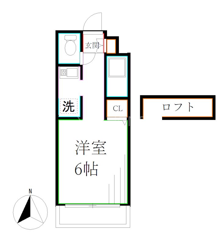 ハイツけやき五番館 間取り