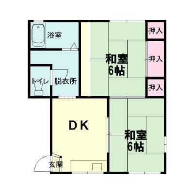 芙蓉ハイツＢ 間取り