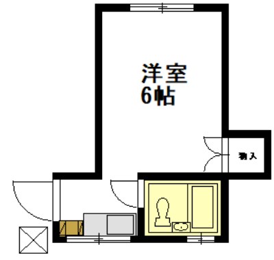 メゾン白樺 101号室 間取り