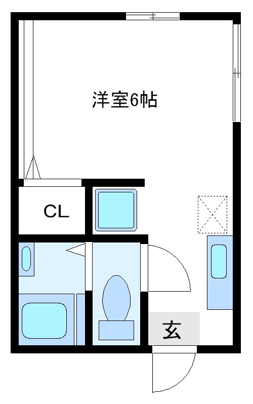 メゾン山口 201号室 間取り