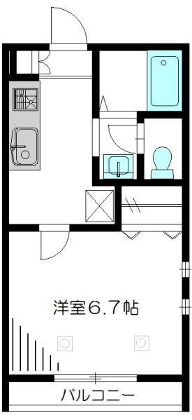 シャトーリヴィエール 201号室 間取り
