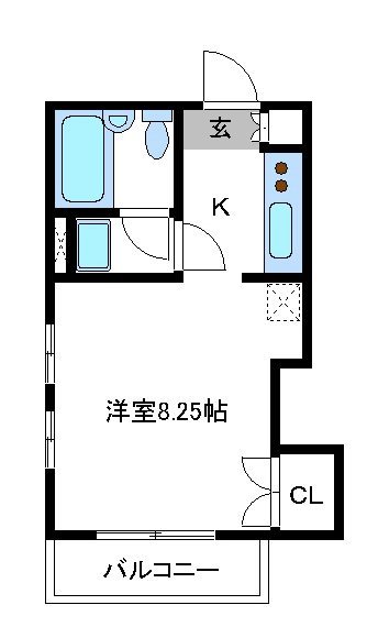 ストーク 102号室 間取り