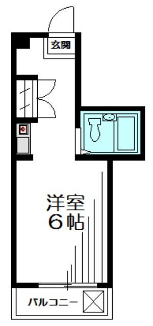 カーサフジイ 201号室 間取り