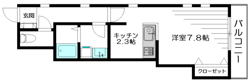 アビラ代沢 302号室 間取り