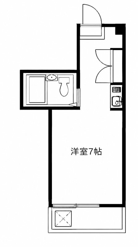 カーサフジイ 407号室 間取り