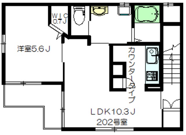 コージーヴィラ 202号室 間取り