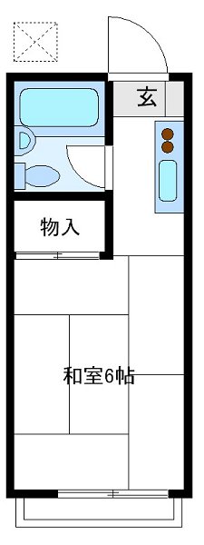 アーバン・ラ・メールＣ 206号室 間取り