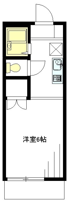 アパートメント下北沢 102号室 間取り
