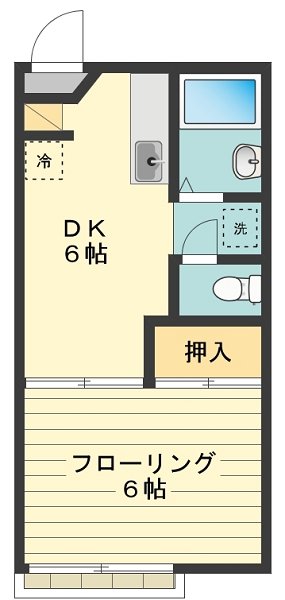 サニーハイツ１１７ 間取り図