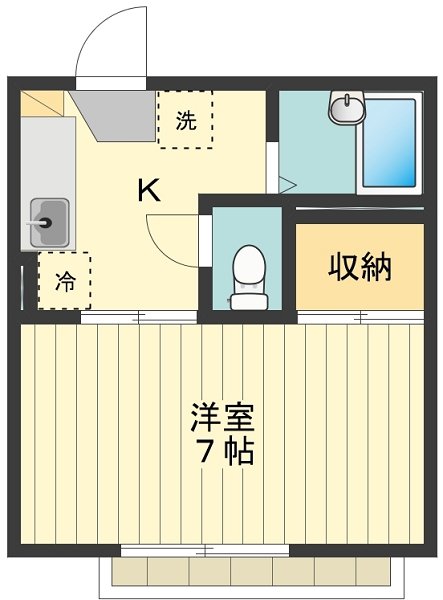 ゼルコーバ新町 間取り図