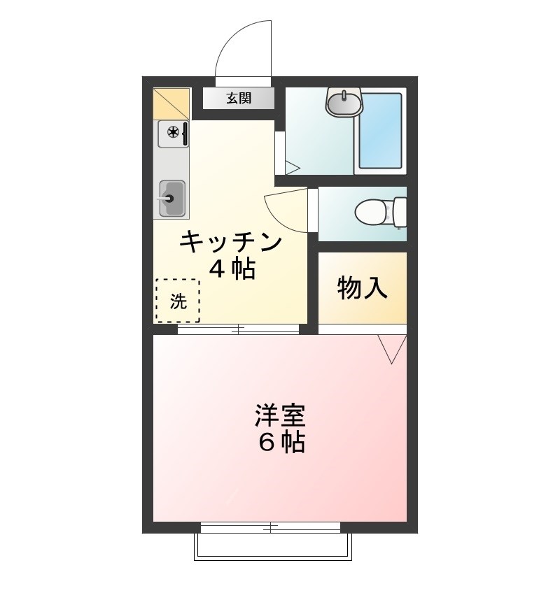ロゥクワト 0103号室 間取り