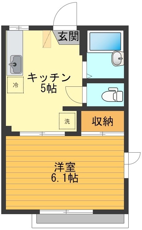 ハイム茜 間取り図