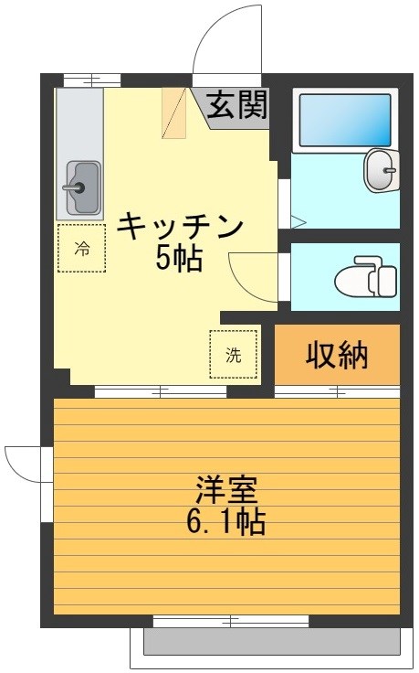 ハイム茜 間取り図