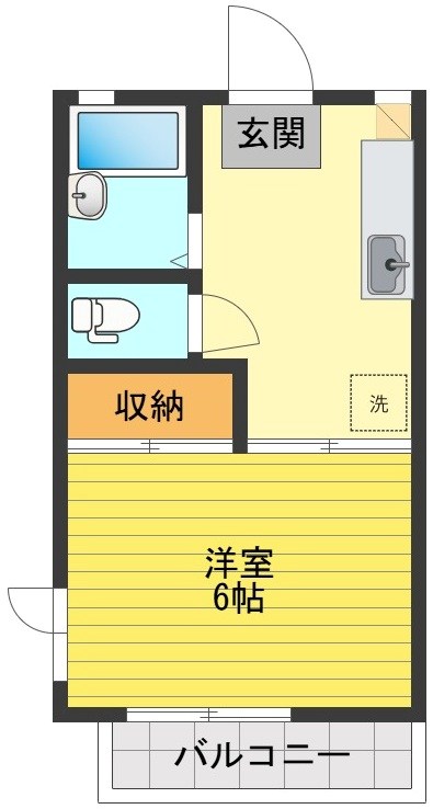 フローラコート 間取り図