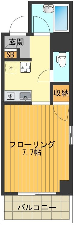 アクロス立川Ⅱ 間取り図